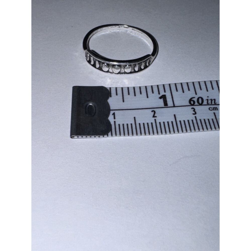 Moon Phase Thin Dainty Ring Size 10